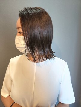 ペネロープ(Penelope) 【新宿penelope】大人かわいい　切りっぱなし外はねボブ！