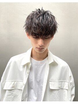 アリエッタ(aRietta) 波巻きパーマ×無造作マッシュ