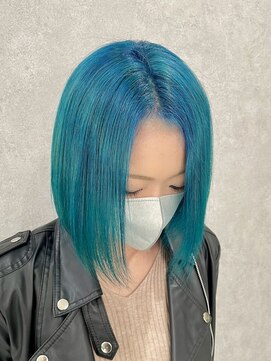 イト(ito) 派手髪ヘアカラーマーメイドブルー原色特殊カラー～糸ito～HIRO