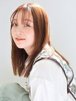 スリール バイ ミリー 江坂(Sourire by milly)&nbsp;【Sourire江坂】チョコレートカラーレイヤーカットストレート