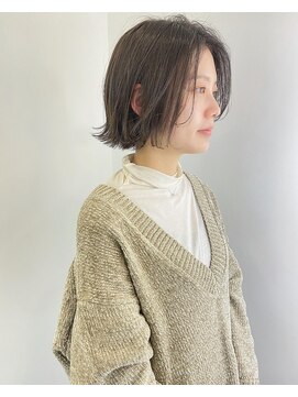 サンプラス(san+) 【柏原良亮】キレイめシアーボブ×