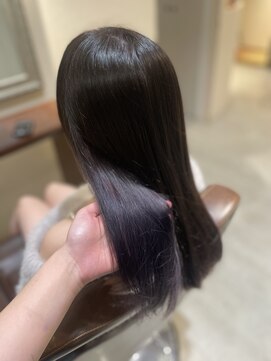 ヘア ルミナス バイ フォルテ(HAIR LUMINAS by FORTE) インナーカラー/パープルカラー/グレージュ/ツヤ髪