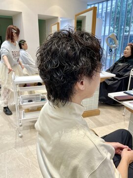 シュヴー 浦安店(CHEVEUX) メンズマッシュパーマツイストスパイラルパーマツーブロック