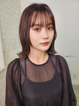 ガーランド (Garland) 小顔カット/前髪カット/くびれミディアム/オージュア