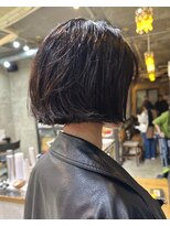 ナループロアオハナ(Nalu pu loa ohana)&nbsp;ボブヘアミニボブパーマぷつっとカットぷつっとボブ