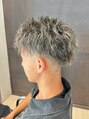 イースト(YEAST)&nbsp;メッシュキャップを使ったハイライトを施したメンズヘアです！