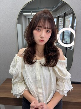 ボタン ハカタ(VOTAN hakata) 【votan yui】チョコレートブラウン×レイヤーカット