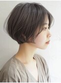 ☆オリーブグレーココアベージュ小顔クラゲヘアー/黒髪/髪質改善