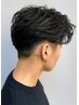 【メンズ限定】直毛でもスタイリング楽々♪カット・ナチュラルパーマ￥10000