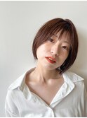 ショートボブ/ナチュラルベージュ/オーガニックカラー/20代30代
