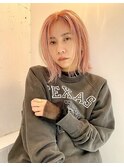 サーモンピンクベージュ☆ミディアム