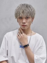 グロウ 横浜店(glow)&nbsp;メンズダブルカラー/ツイストスパイラルパーマ/メンズマッシュ