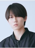 マッシュ/黒髪/ナチュラルマッシュ/メンズ/ツーブロック