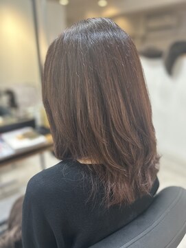 エフフォーユアヘアー(F for your hair) レイヤー、ピンクカラー