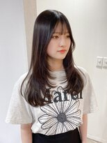 レア 表参道(L'ea)&nbsp;オリーブグレー/クラゲヘアー/ココアベージュ/小顔カット/黒髪