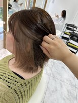 ロンドルピナス 小倉(Lond Lupinus) 黒髪カタログ/オリーブグレー/ココアベージュ/小顔に見せるヘア