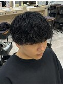 シャドウパーマ/波巻きスパイラルパーマ/秦野