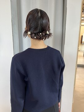 ロールアップスリーブス(ROLL UP SLEEVES) 結婚式ヘアセット