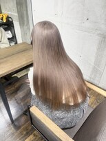 ガルボ ヘアー(garbo hair)&nbsp;ハイトーン 10代20代 ブリーチ ミルクティーベージュ グレージュ