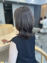 リファインド(REFINED)&nbsp;ベージュ外ハネミディ　　村田