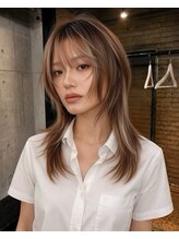 ハイライト・デザインカラーで叶える透明感カラー｜心斎橋でブリーチカラーならLAFF♪