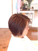 ブブグラスヘアー&nbsp;ショートボブスタイル