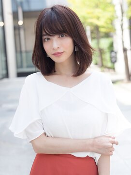 アフロート ディル(AFLOAT D'L) 《AFLOAT裕二朗》大人女性ミセス世代に支持◎髪型ミディアム100