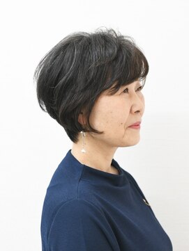 えがお美容室 【えがお美容室】40代50代にオススメ☆トップふわショートボブ