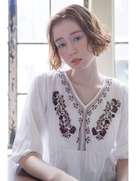 シエナ 渋谷(Siena) Siena   モカベージュ×切りっぱなしボブ　渋谷