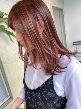 ナイーブヘアデザイン(NAiVE HAIR DESIGN) 【NAiVE hair】ピンクベージュカラー