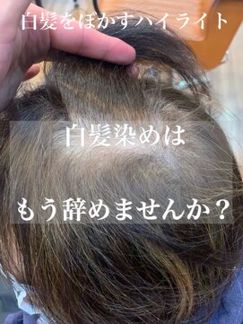 ノラキチジョウジ(NORA KICHIJOJI) #白髪をぼかすハイライト#細ーいハイライト#白髪染め