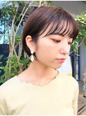 《LIPSderico》シースルーバングショート