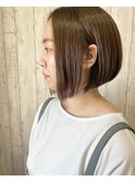 【ひとみ】乾かすだけでまとまる大人ボブ