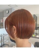 【トリッカrin】すっきりオレンジボブ