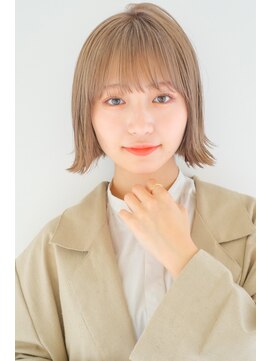 ガリカ(Gallica kinshicho) 切りっぱなし 外ハネミニボブ シースルーバング☆