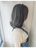 透明感グレージュハイライト★藤原