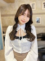 ロンド ストラーダ 心斎橋(Lond strada)&nbsp;韓国前髪顔周りロング×デザインカラー[心斎橋/髪質改善]