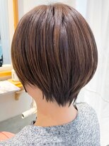 タイズ(ties) 20代30代40代ナチュラルハイライトブラウン立体感ショートボブ