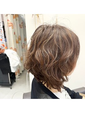 サボ(SAVO) ふんわりパーマ&ハイライト