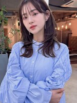 インビテーション(invitation)&nbsp;ニュアンスカラーレイヤーカット大人かわいい簡単スタイリング