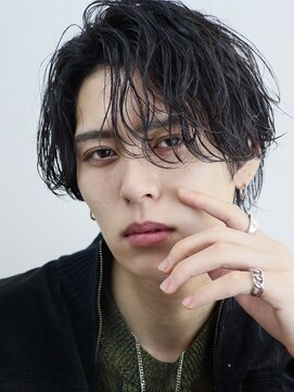 オーシャントーキョー 原宿(OCEAN TOKYO) 波巻きパーマメンズツイストスパイラルパーマセンターパート