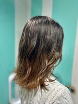 マティーナ ヘアー 池袋(Matina hair)&nbsp;【セミディ×ナチュラルバレイヤージュ】20代30代40代50代