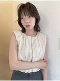 顔まわりカット/レイヤーカット/透明感カラー