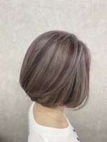 アン ブリーチ 大宮駅東口店(UN BLEACH)&nbsp;【シルバー×ピンクパープル】