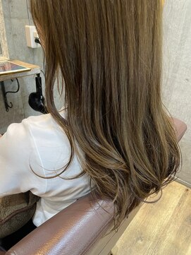 ロダット 横浜(LODAT by little) ブリーチ無しカラーオリーブベージュ【LODAT横浜】