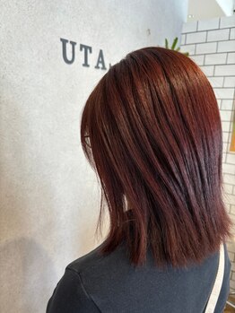 ウタ(UTA)の写真/カラーをする度に髪が綺麗になる《質感再整カラー》で、素材を最大限に引き出すうるツヤヘアーに♪