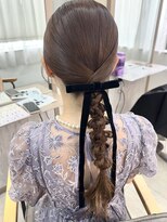 エルバイラビス 大宮(elu by lovis)&nbsp;《Hina》ヘアセット/あみおろし/タイトアレンジ