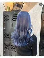 ヴァイス 渋谷店(VAICE)&nbsp;ブルージュ/ネイビーブルー/ハイトーンカラー［ケアブリーチ］