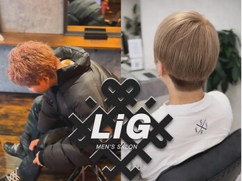 リグ(LiG)の写真/【江坂駅徒歩2分】人気のWカラー,ブリーチはお任せ！ケアブリーチでダメージを抑え、パーマと同時施術も◎