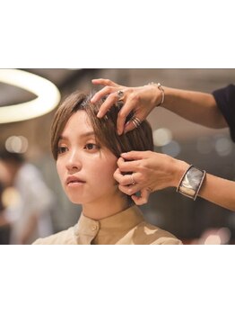 OPEN記念で白髪染め\1925～♪ミルボンクリスタル使用で少し明るめグレイカラーをご希望の方にもオススメ！